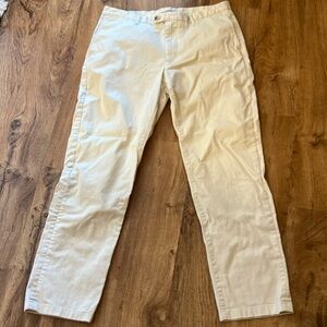 Proper cloth Men's Cream Chino luxury Pants supina stretch twill 38x31.5